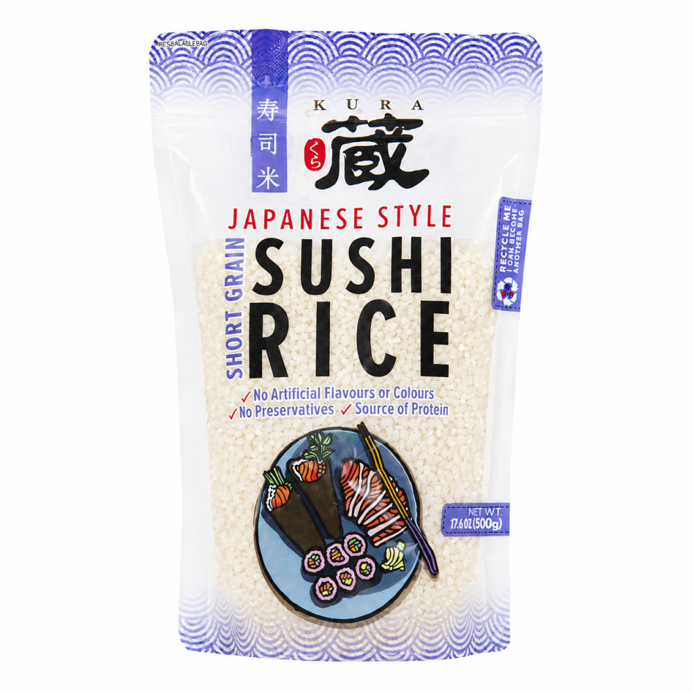 Kura Short Grain Sushi Rice 500g