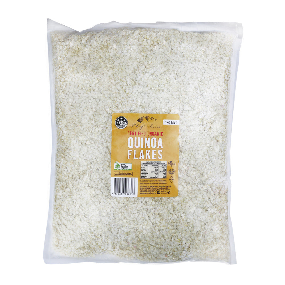 Chef's Choice Certified Organic Quinoa Flakes 1kg