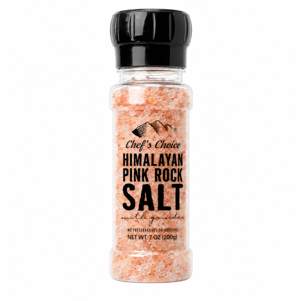 Chef's Choice Himalayan Pink Rock Salt Grinder 200g