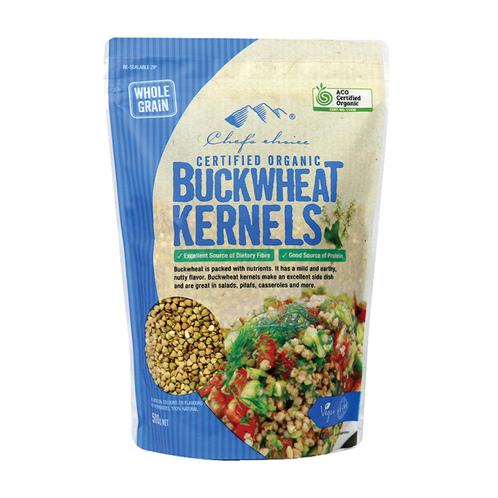 Chef's Choice Certified Organic Buckwheat Kernels 500g