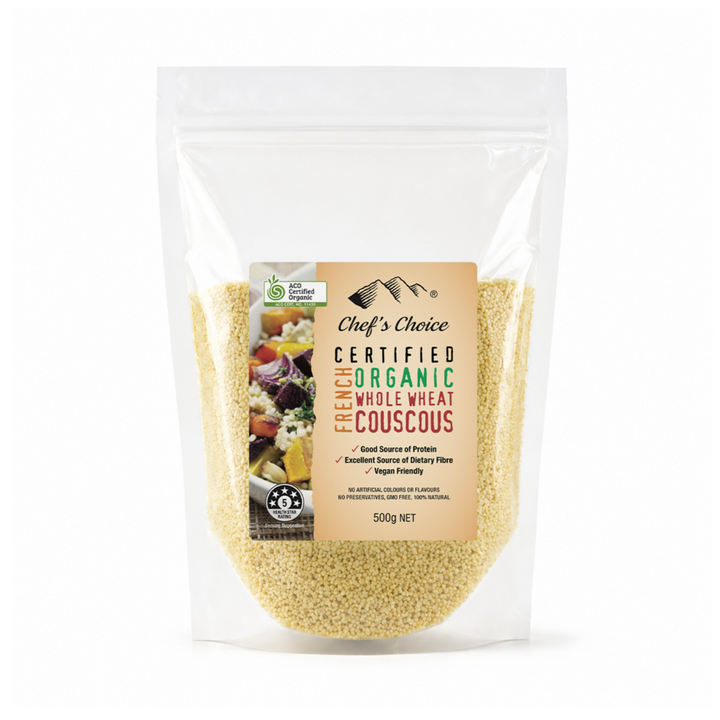 Chef's Choice Certified Organic French Whole Wheat Couscous 500g