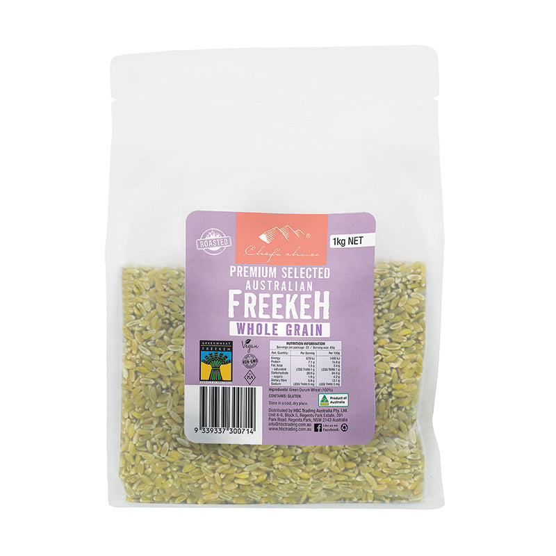 Chef's Choice Premium Selected Australian Roasted Freekeh Whole Grain 1kg