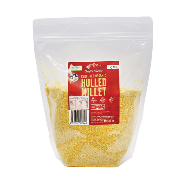 Chef's Choice Certified Organic Hulled Millet 1kg