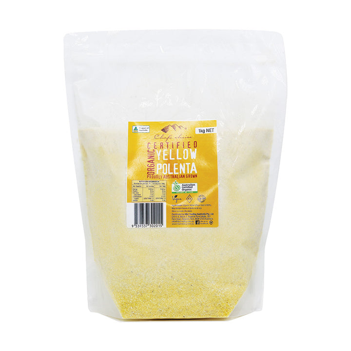Chef's Choice Certified Organic Yellow Polenta 1kg