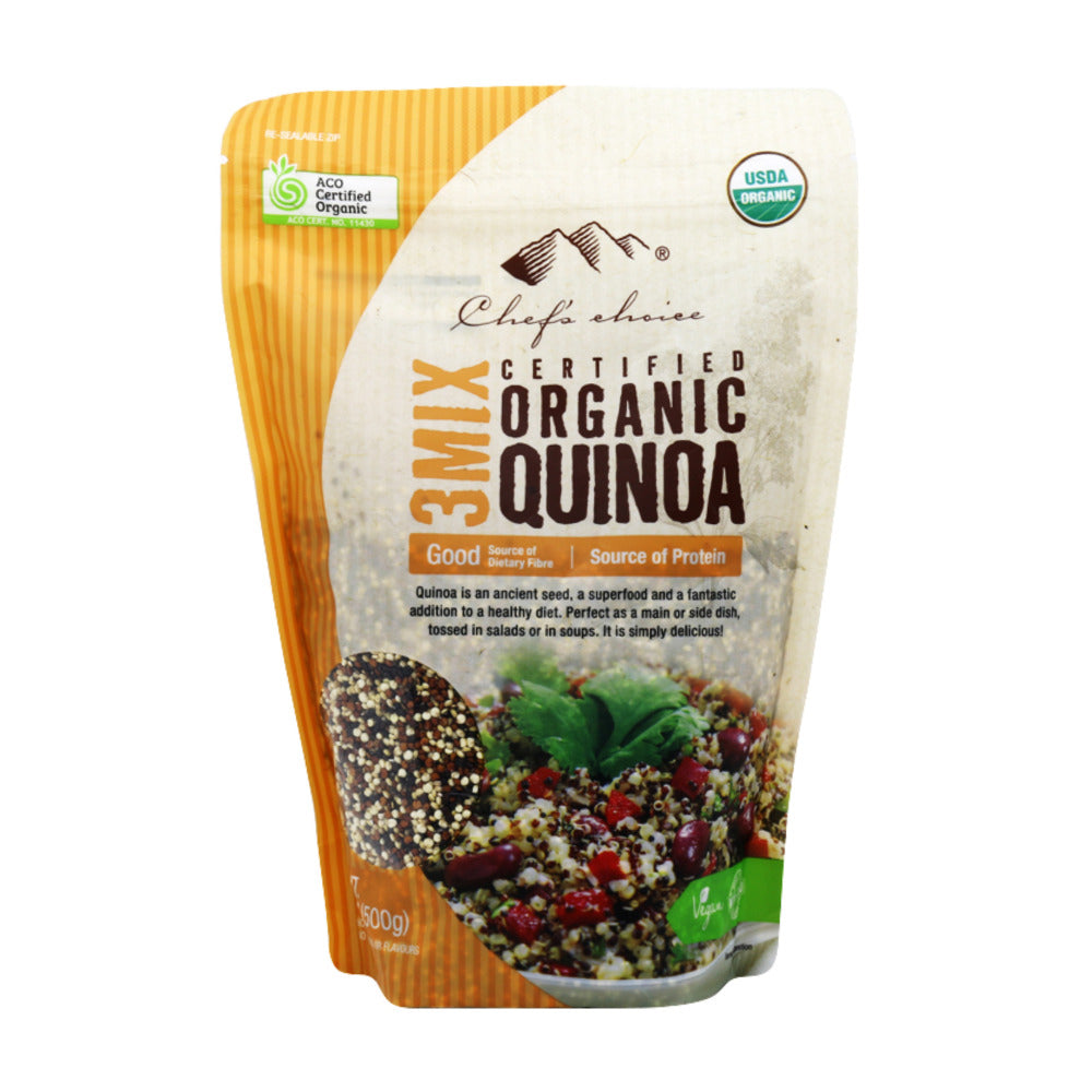 Chef's Choice Certified Organic 3 Mix Quinoa 500g