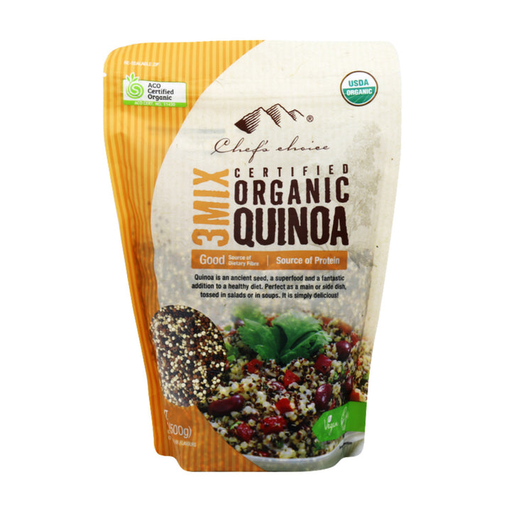 Chef's Choice Certified Organic 3 Mix Quinoa 500g
