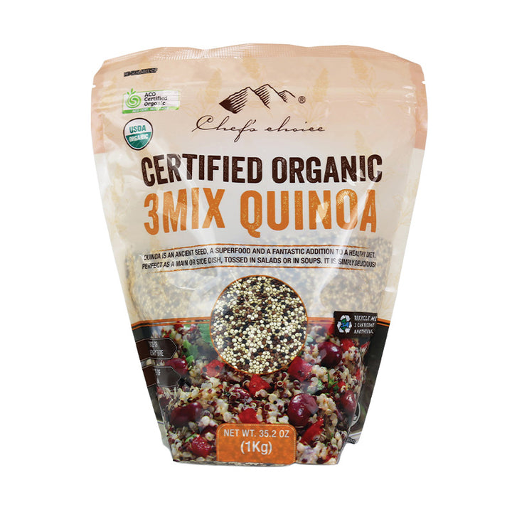 Chef's Choice Certified Organic 3 Mix Quinoa 1kg