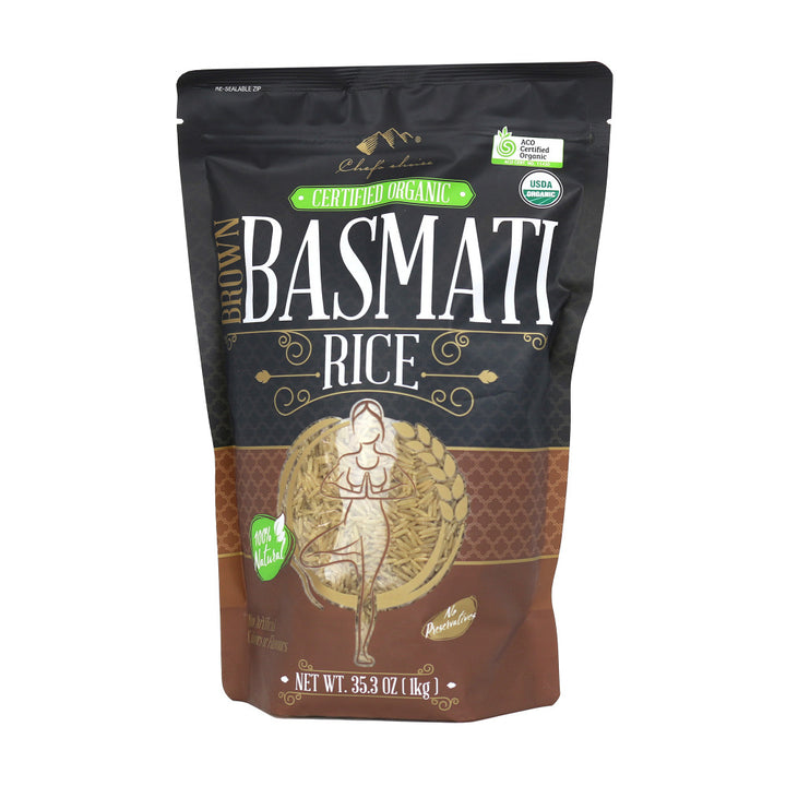 Chef's Choice Certified Organic Brown Basmati Rice 1kg