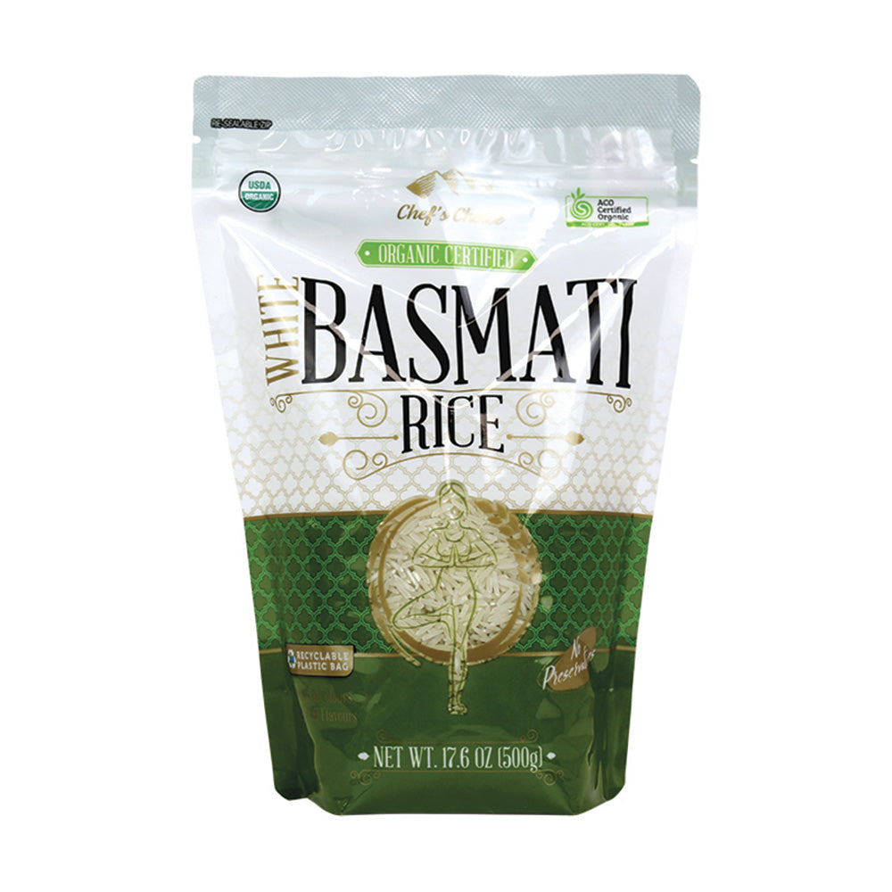 Chef's Choice Certified Organic Basmati Aromatic Rice 500g