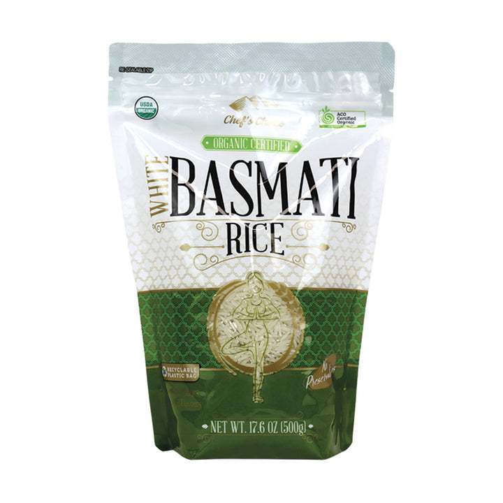 Chef's Choice Certified Organic Basmati Aromatic Rice 500g