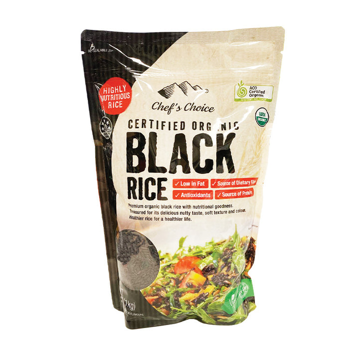 Chef's Choice Certified Organic Black Rice 1kg