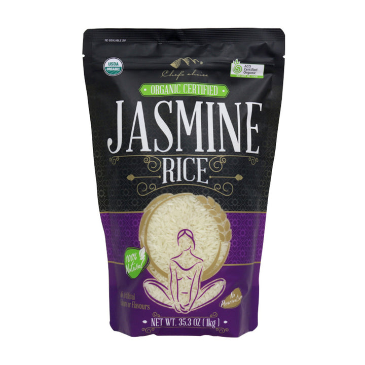 Chef's Choice Certified Organic Jasmine Rice 1kg