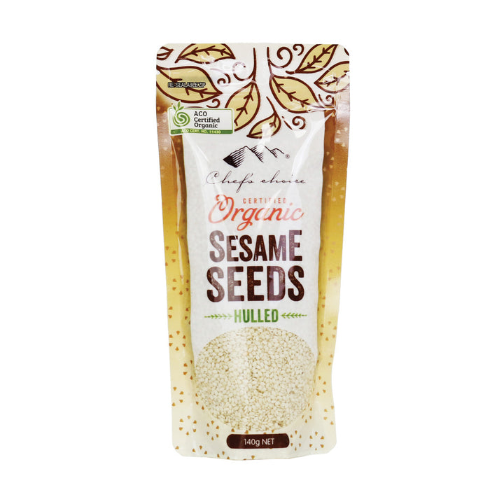 Chef's Choice Certified Organic Sesame Seeds Hulled 140g
